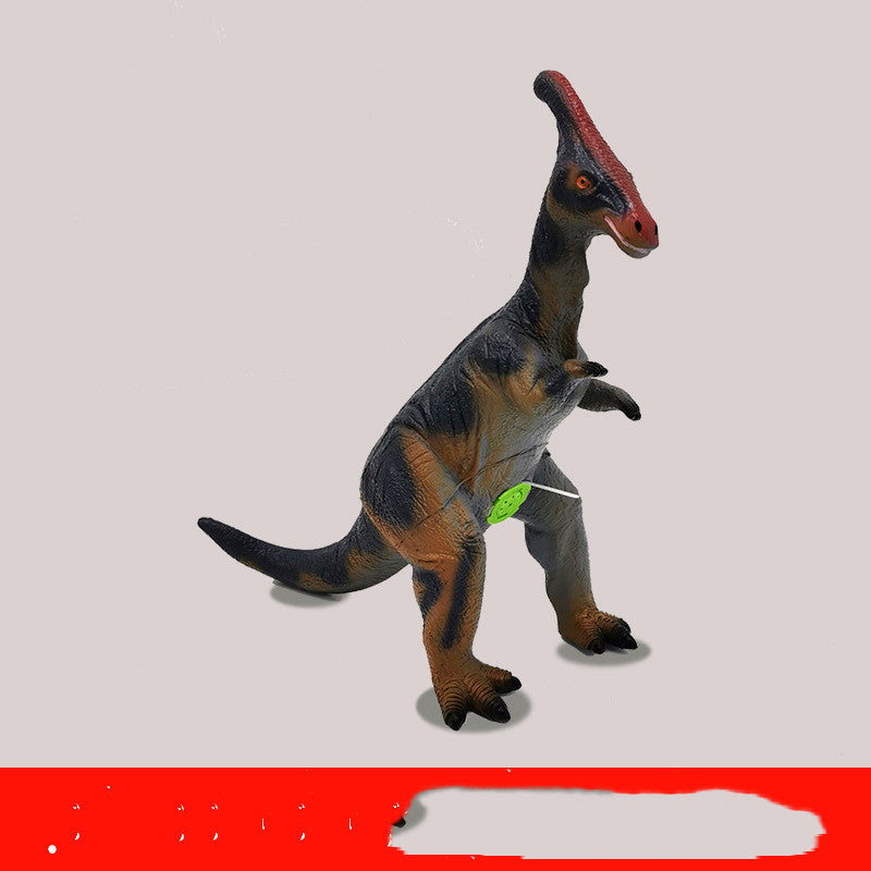 Children's sound soft rubber dinosaur model toy