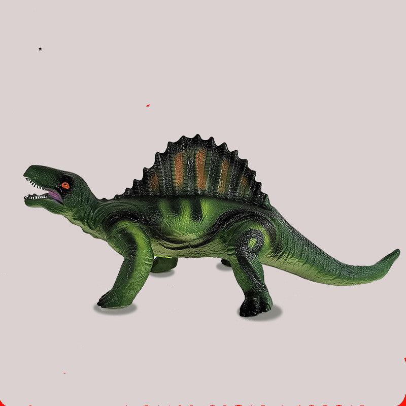 Children's sound soft rubber dinosaur model toy