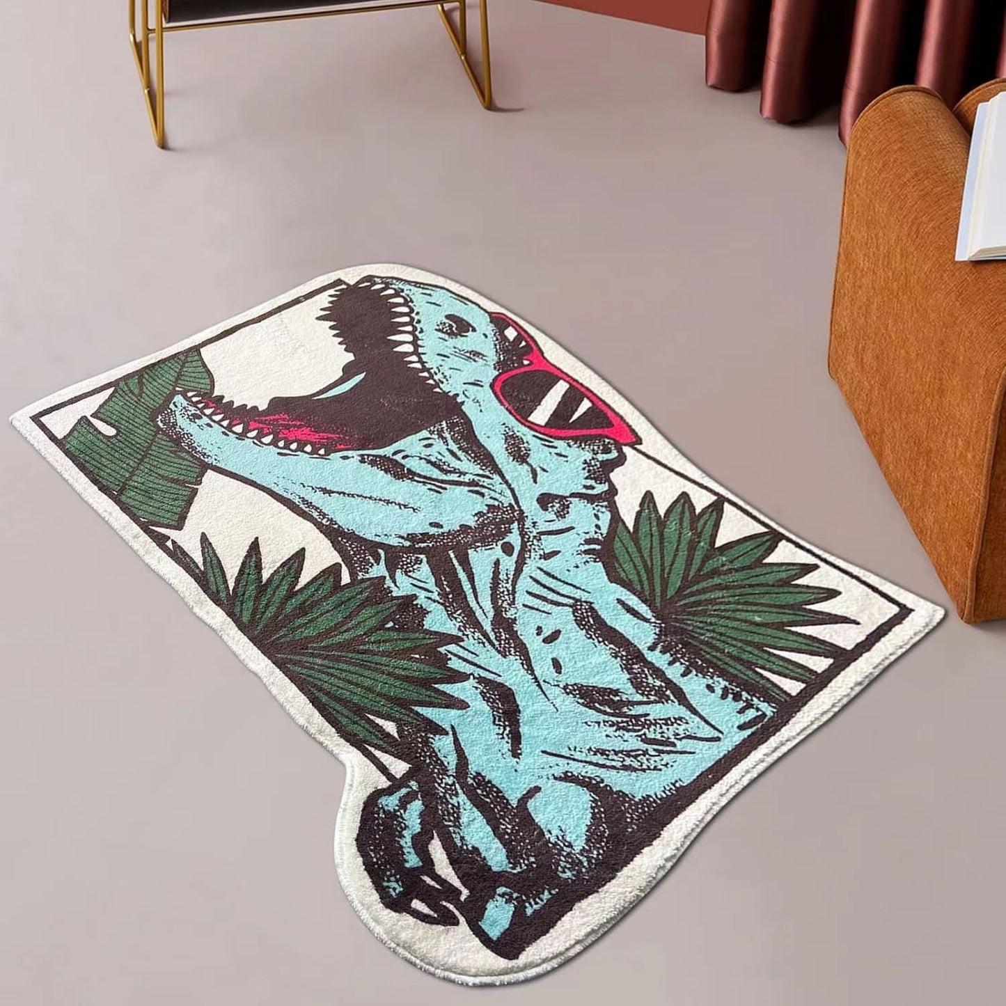 Cute Thick Cashmere Animal Rug