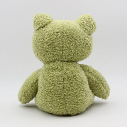 Green cute little frog plush toy