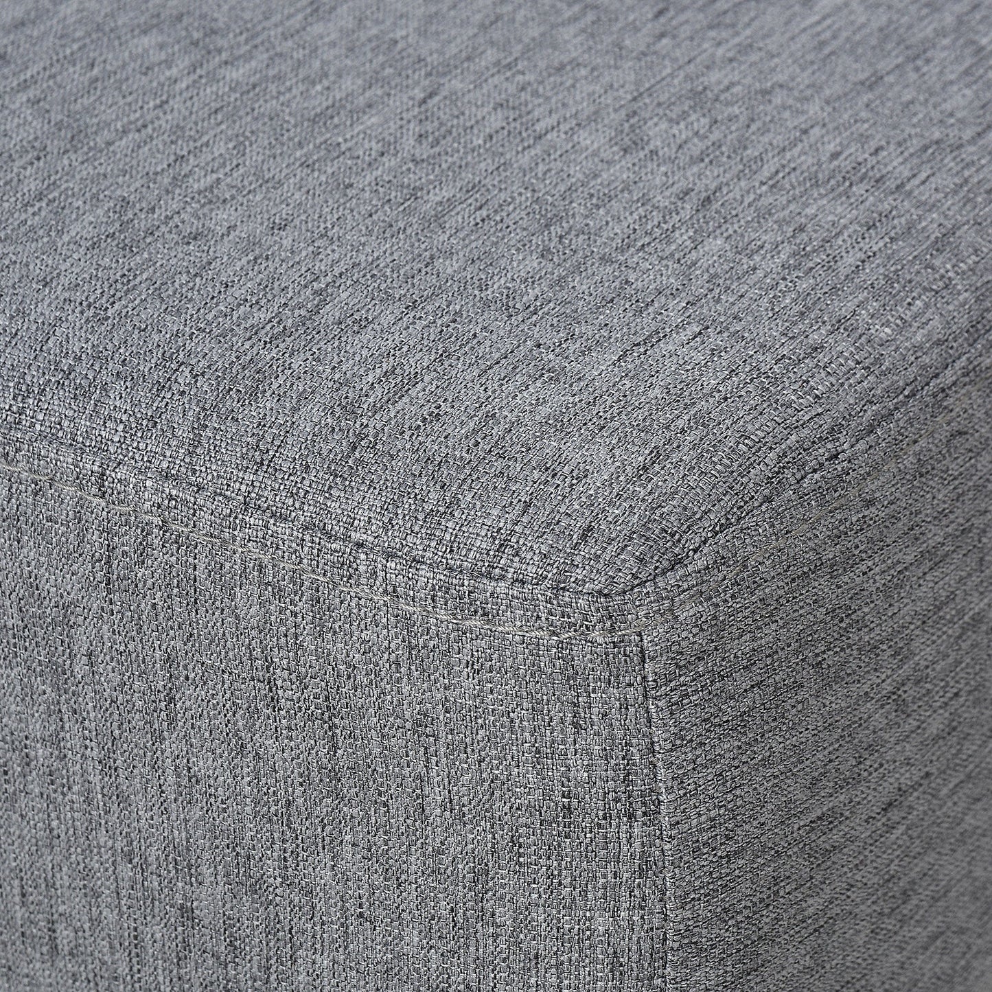 Multifunctional Linen Fabric Cube Footstool